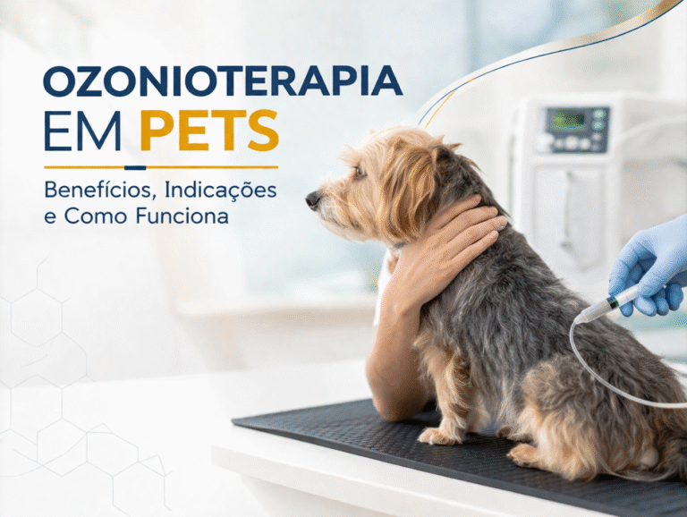 Ozonioterapia em pets: cão yorkshire em tratamento na clínica veterinária